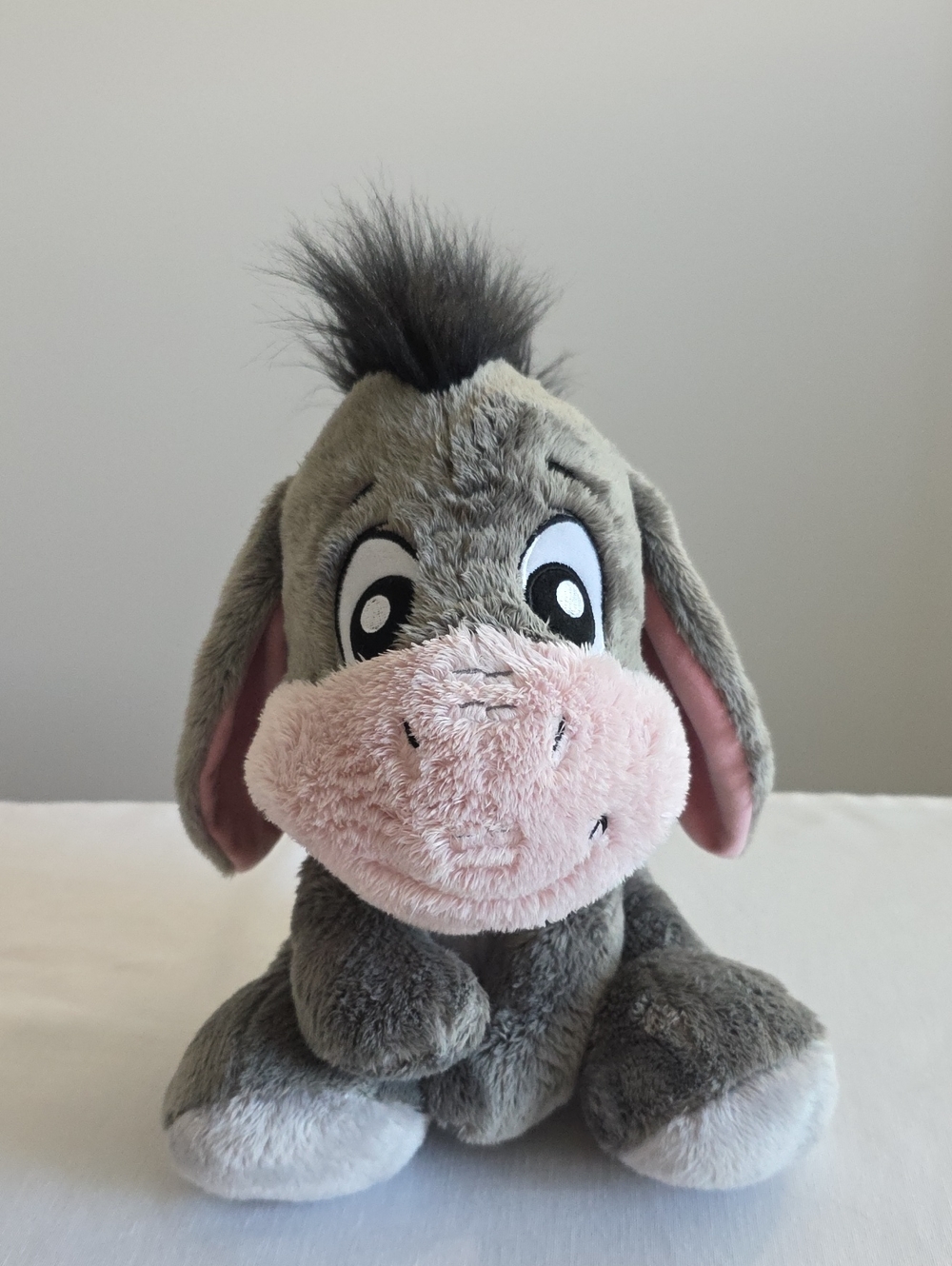 Disney Parks Eeyore Plush Donkey Stuffed Animal Winnie The Pooh Bow In Tail